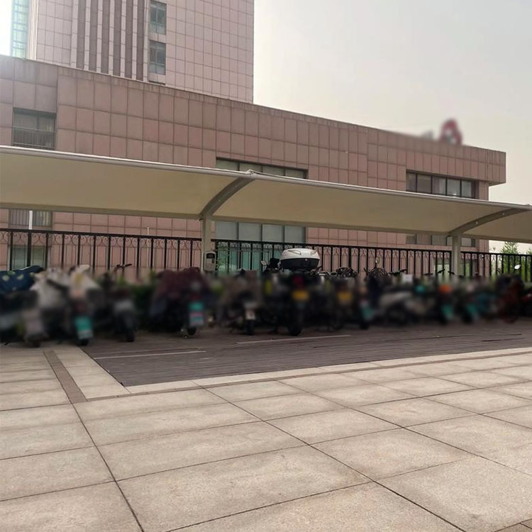 范县膜结构电动车棚