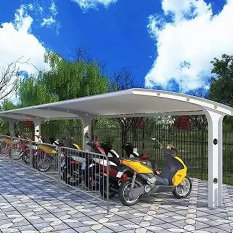 范县膜结构电动车棚